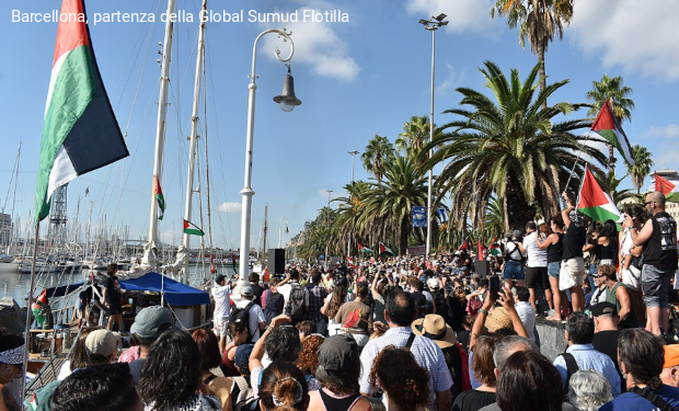 “Alzate la voce per pretendere da Israele il rispetto delle vite sulla Flotilla”: l’appello di don Ciotti e Luca Casarini